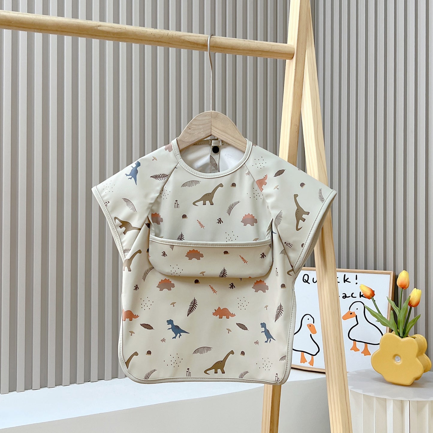 Bavoirs mignons imperméables animaux dinosaure