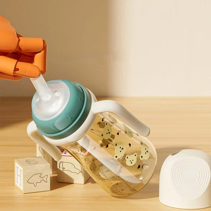 Biberon évolutif anti fuite vert