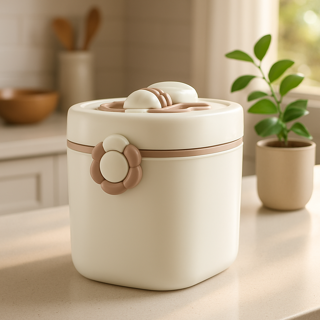 Boite doseuse Marie beige