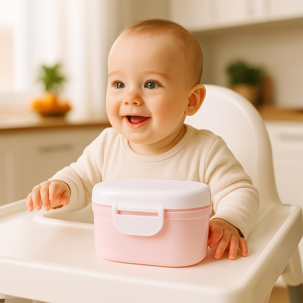 Boite doseuse lait Martine petite rose