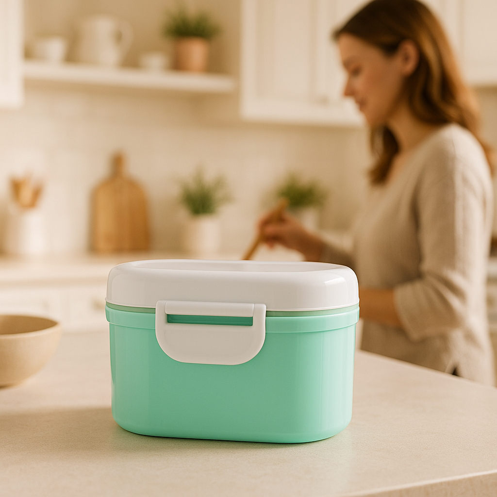 Boite doseuse lait Martine petite verte