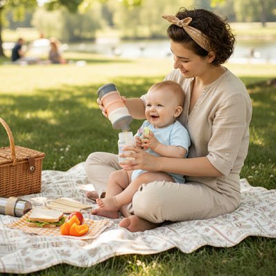 Boite doseuse lait Rosalie blanc