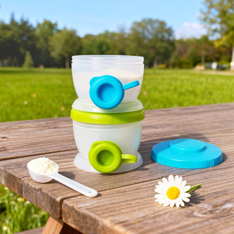 Boite doseuse lait Sistine bleu