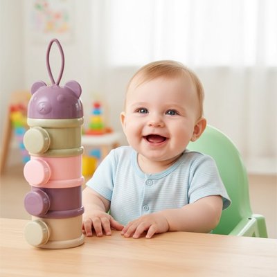 Boite doseuse lait rose