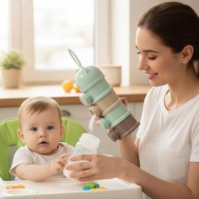 Boite doseuse lait vert