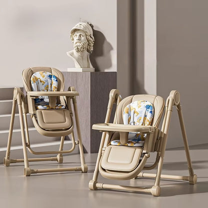 Chaise haute Henri avec repose pieds