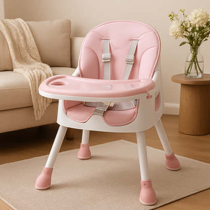 Chaise haute bébé Roxanne™ amovible rosé