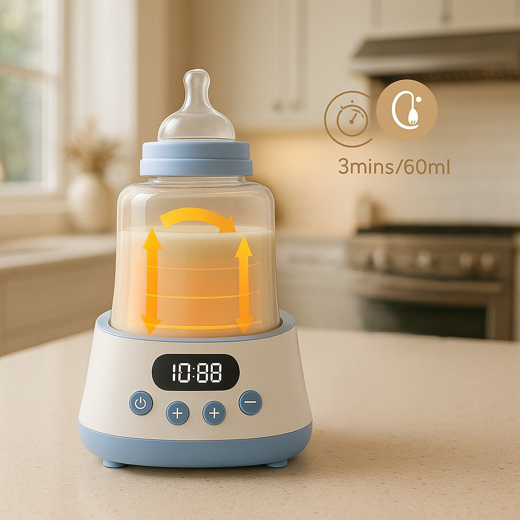 Chauffe biberon pratique avec bouteille