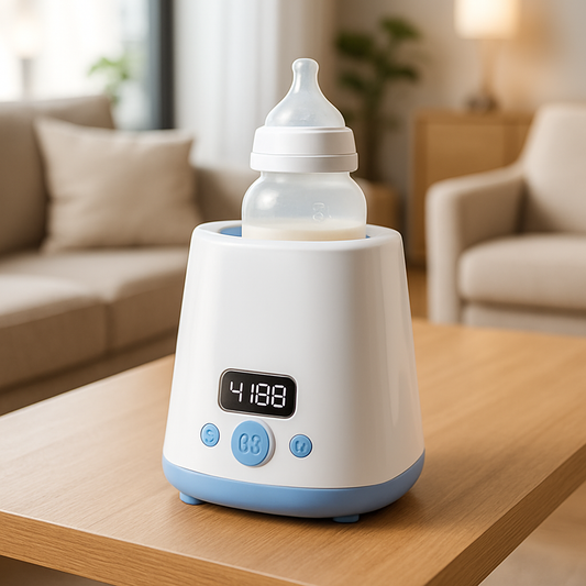 Chauffe biberon pratique bleu