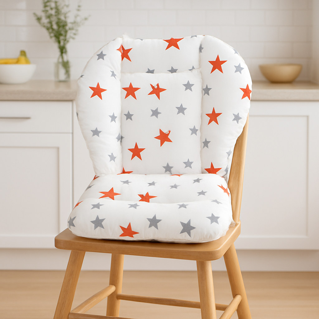 Coussin chaise haute Ultra confortable blanc