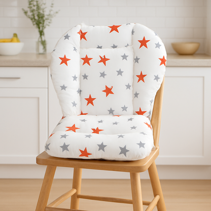 Coussin chaise haute Ultra confortable blanc