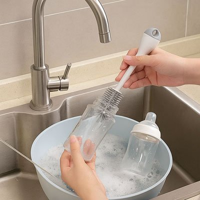 Goupillon biberon ErgoPur avec bouteille