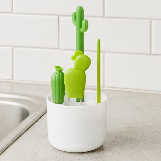Goupillon biberon NettoyPro Samuel vert
