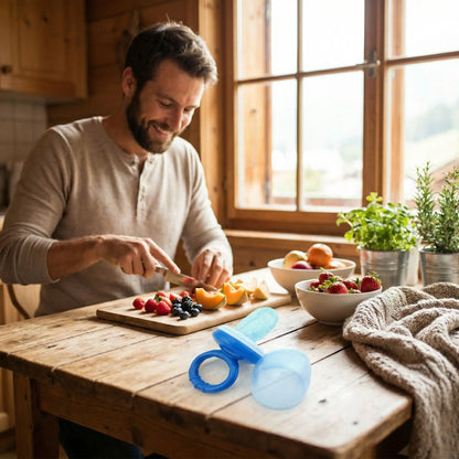 Grignote bebe Margo avec Papa