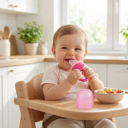 Grignote bebe Margo rose