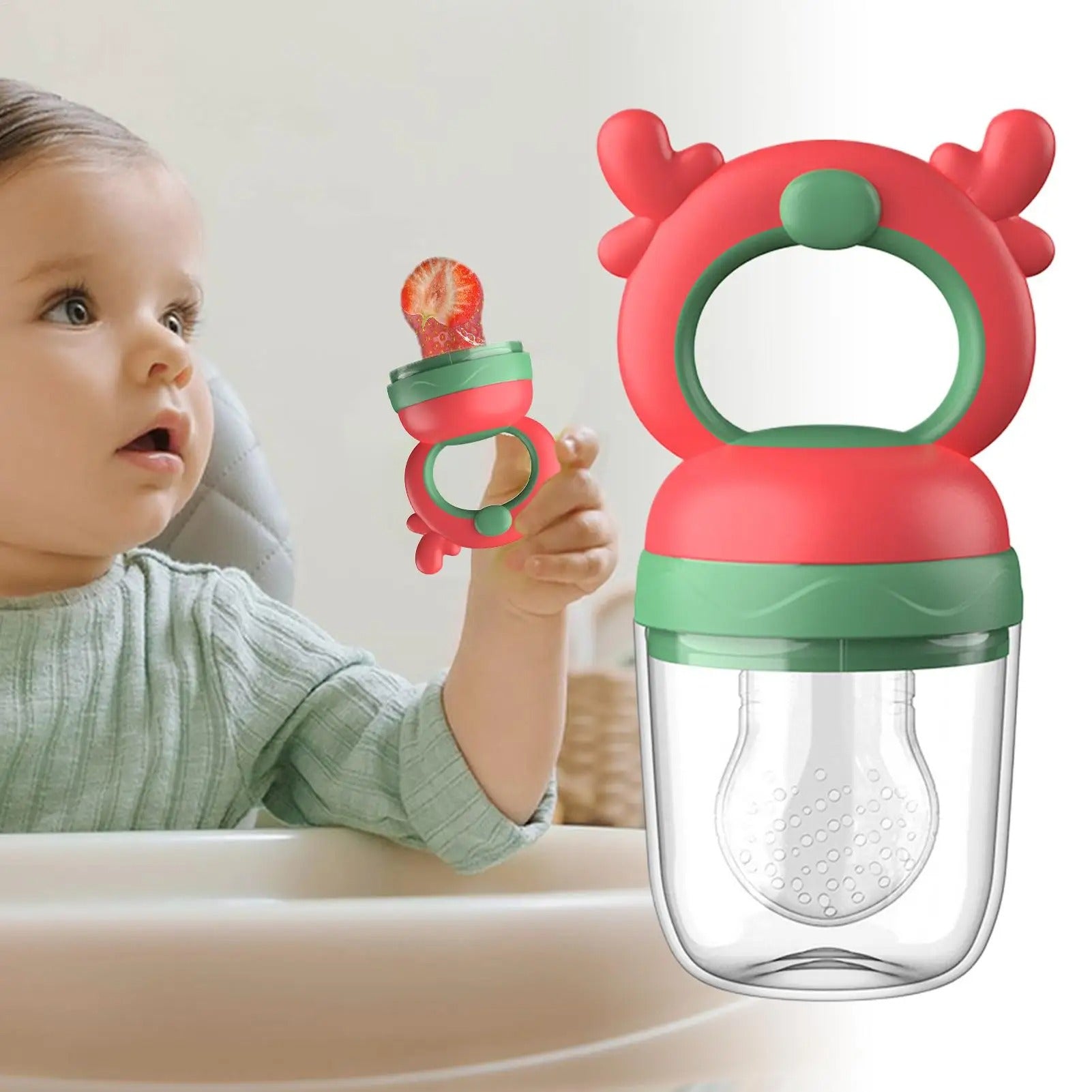 Grignoteuse bébé Marie Soleil confort Anti étouffement vert