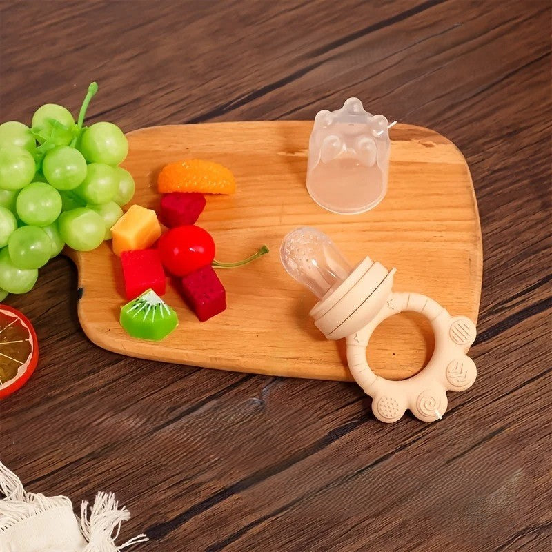 Grignoteuse bébé frisette avec fruits