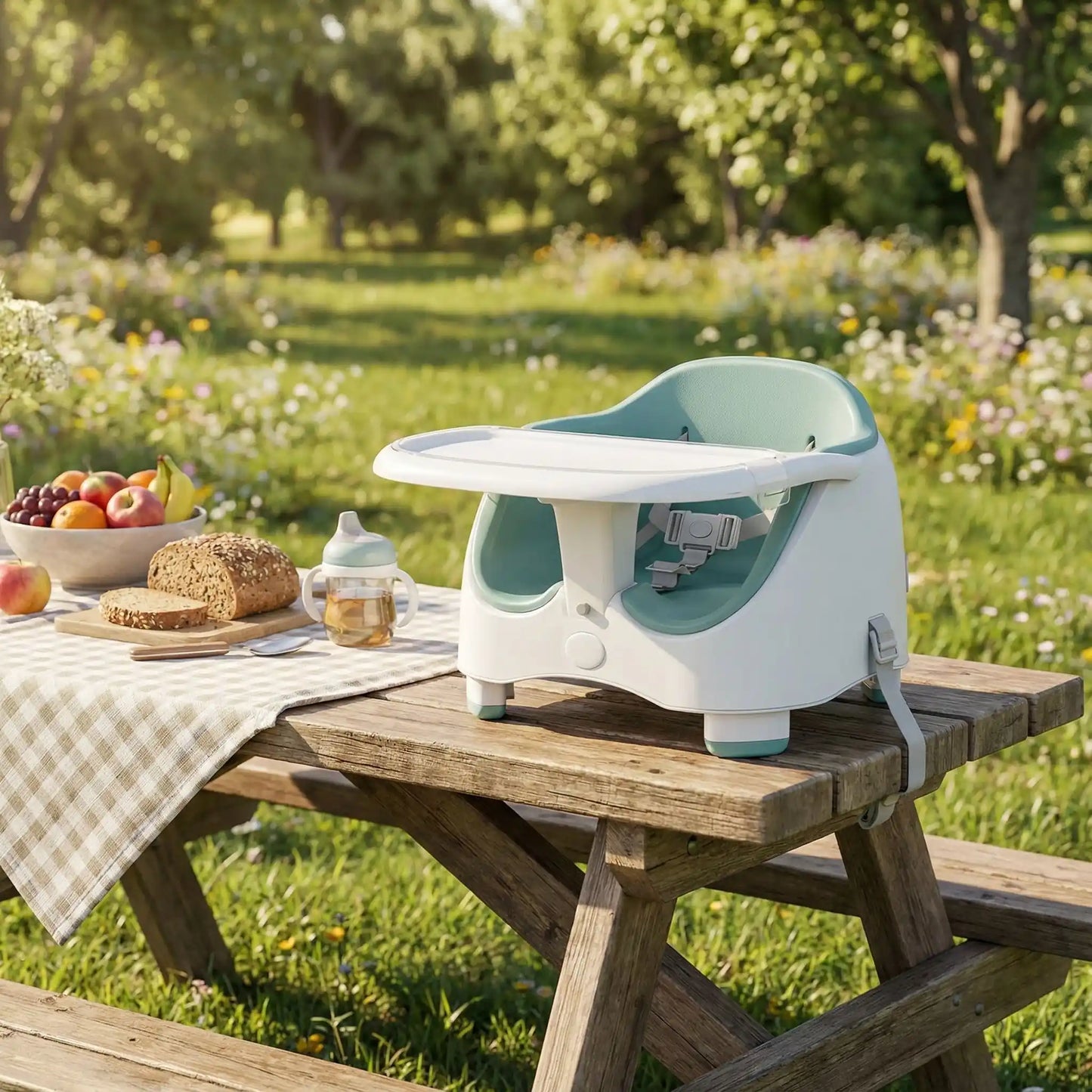 Rehausseur chaise Mathieu vert