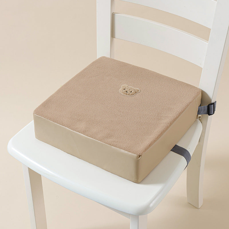 Rehausseur chaise beige avec ourson