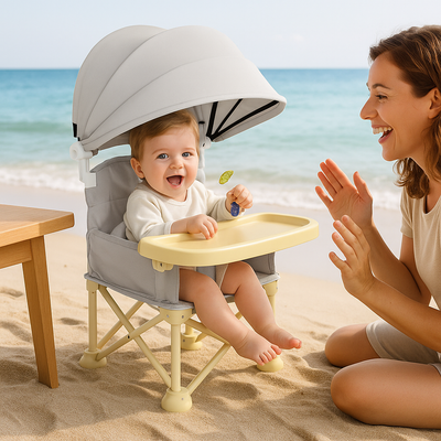 Rehausseur chaise cache soleil maman