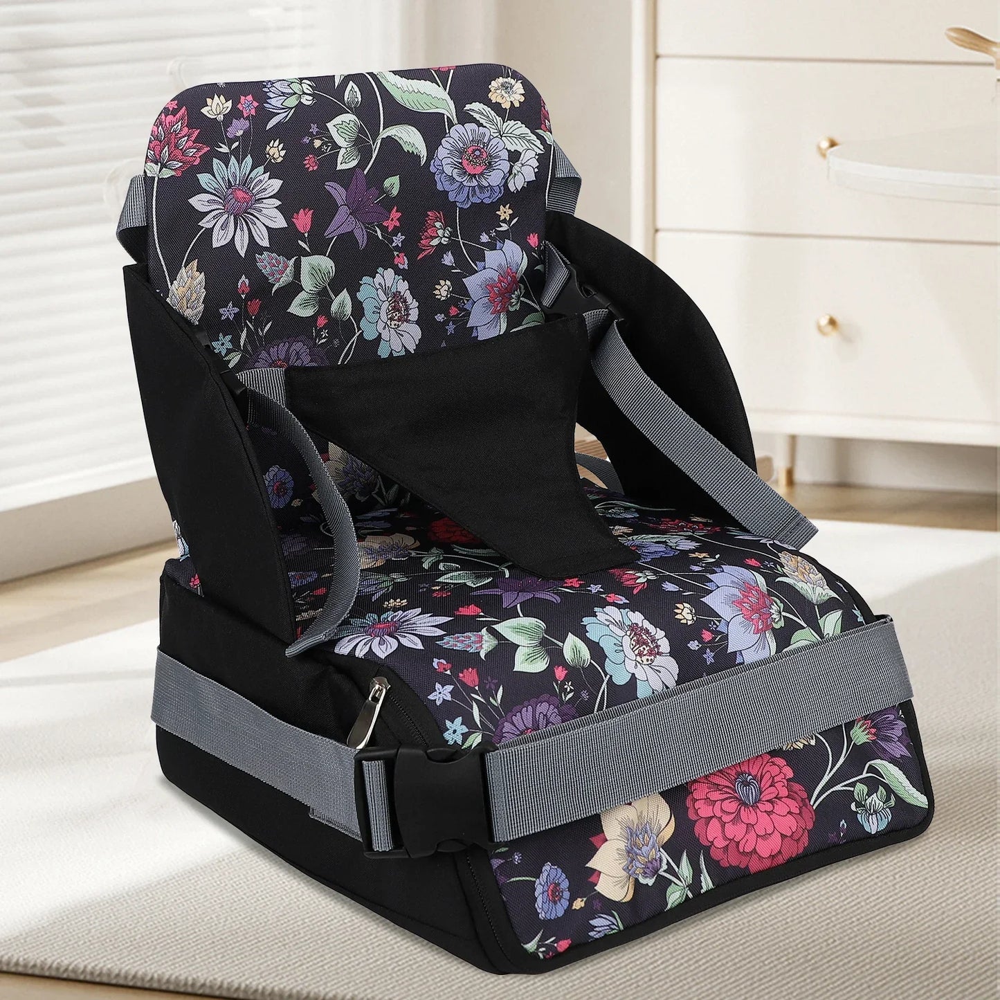 Rehausseur chaise magnifique fleurs