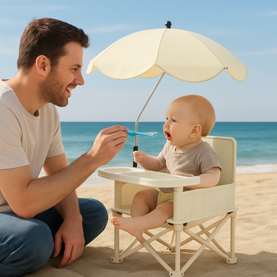 Rehausseur chaise parasol couleur crème