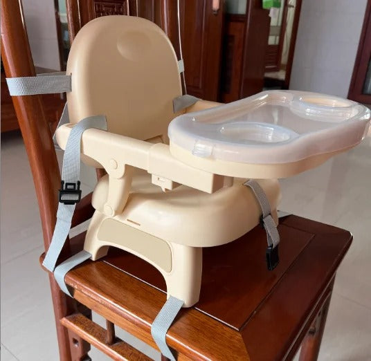 Rehausseur chaise pliable beige