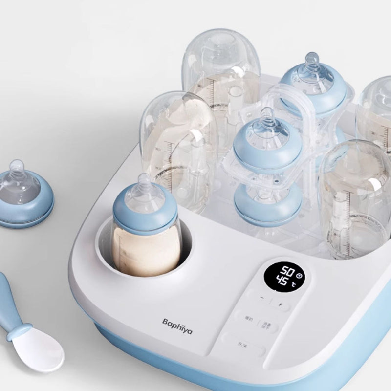 Stérilisateur Biberon Marcelle-couvercle bleu 