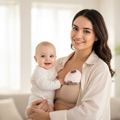 Tire lait portable-avec bébé