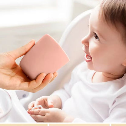 Verre bébé Antidérapant rose