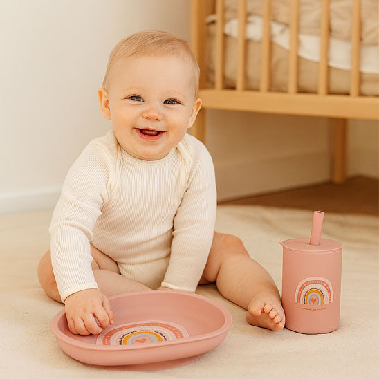 Verre bébé divertissant rose