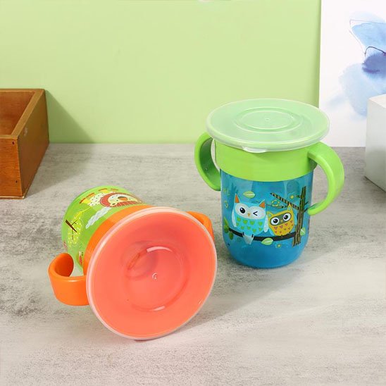 Verre bébé | Anti Fuite Autonomie bleu