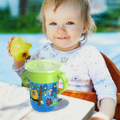 Verre bébé | Anti Fuite Autonomie vert