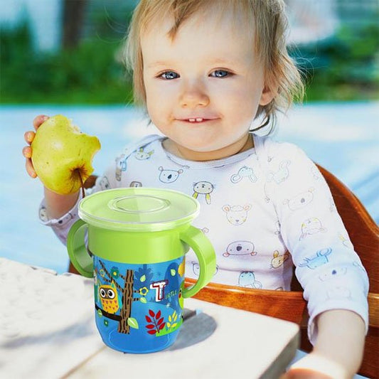 Verre bébé | Anti Fuite Autonomie vert