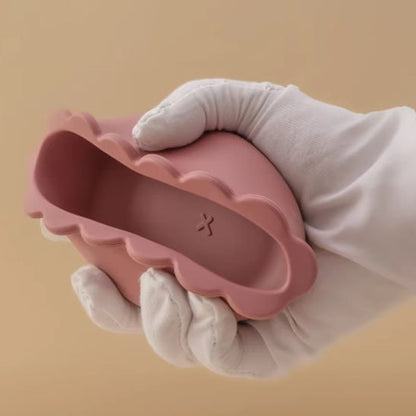 Assiette bébé ondulé