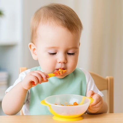 Assiette bébé ventouse Mathilda-avec-cuillère