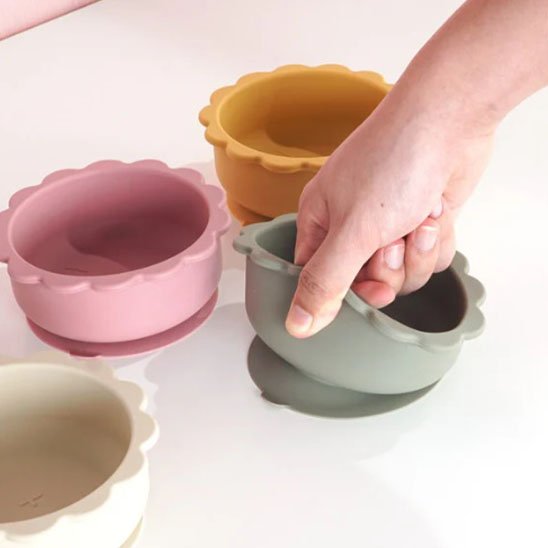 Assiette bébé vert