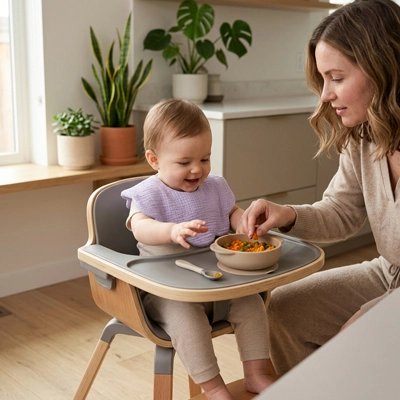 Bandana bavoir bébé confort extra doux avec légumes