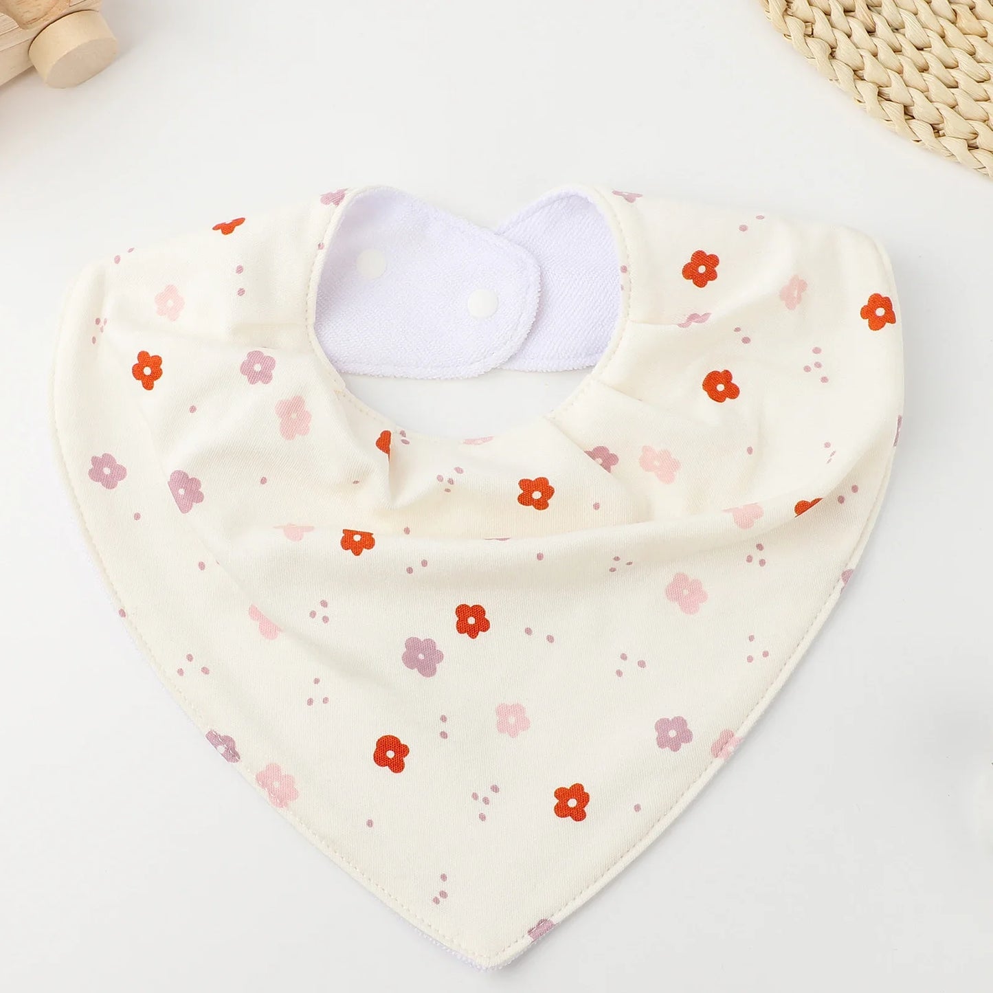Bandana imperméable ultra protecteur petite fleurs rouges
