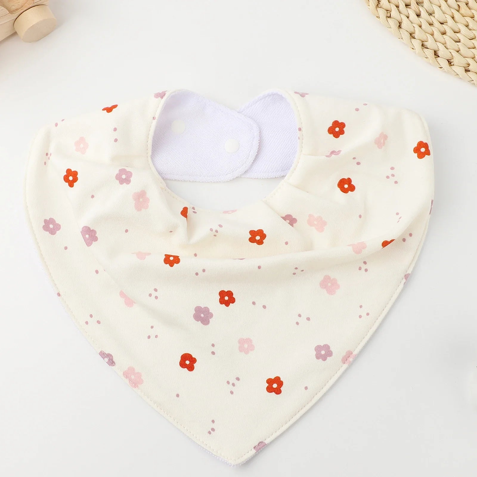 Bandana imperméable ultra protecteur petite fleurs rouges