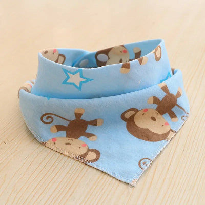 Bandanas imperméables coton hypoallergénique bleu