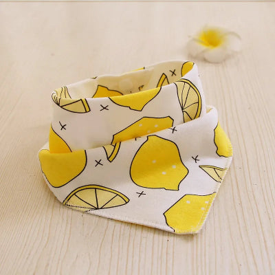 Bandanas imperméables coton hypoallergénique jaune citron
