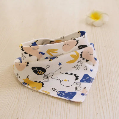 Bavoir bandana absorbant coton dinosaures