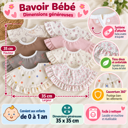 Bavoir bandana dimensions