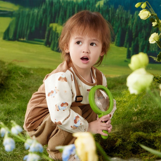 Bavoir bébé imperméable bretelles brunes