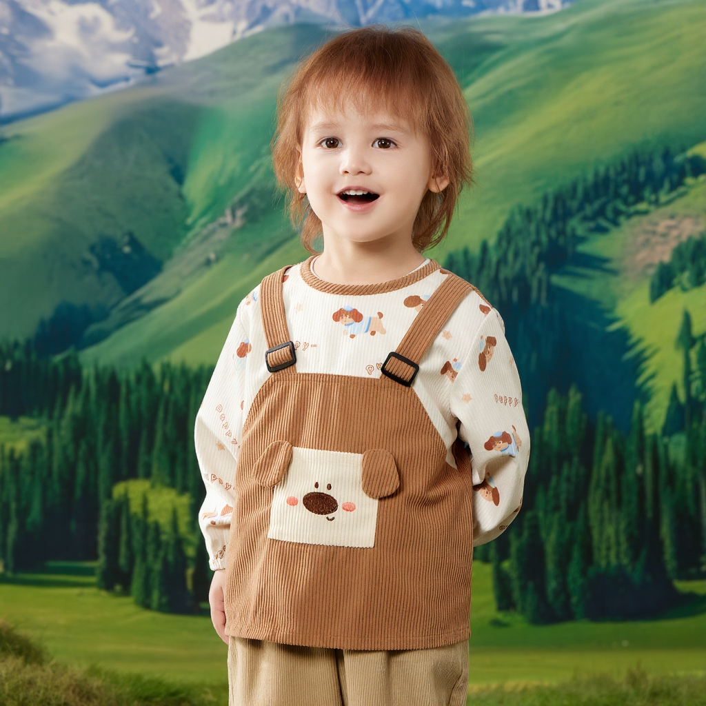 Bavoir bébé imperméable petit chiot