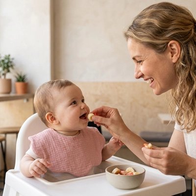 Bavoir bébé naissance avec fruits
