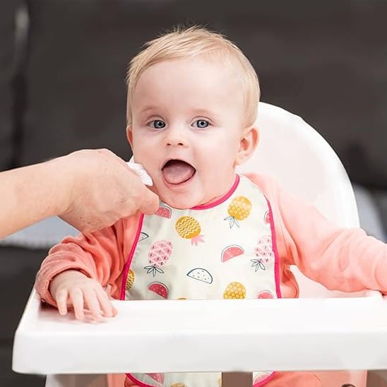 Bavoir bébé ultra absorbant imperméabe avec melon