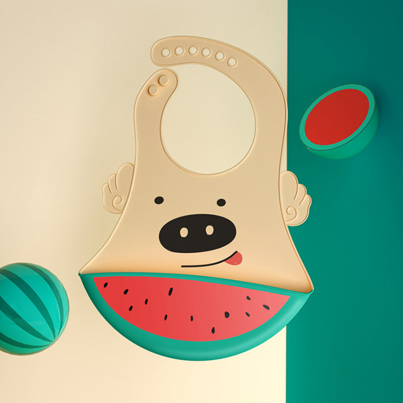 Bavoir imperméable bébé melon  deau