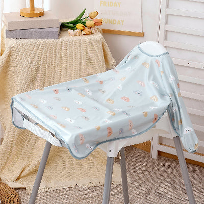 Bavoir manche longue bébé avec chios
